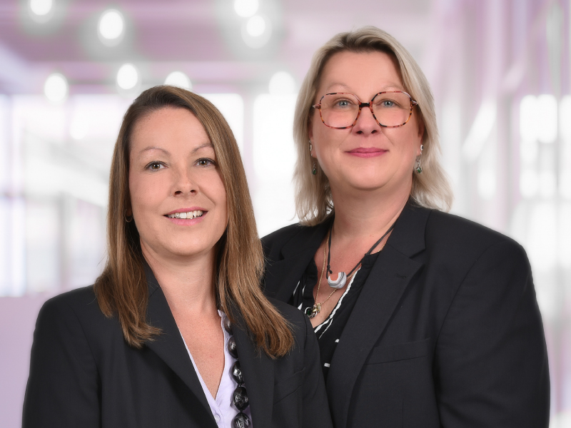 Bild der beiden Schwestern Frau Schilbach und Frau Keil